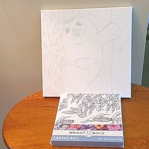 2 Pre-printed Canvases to Paint. NWT & NWOT